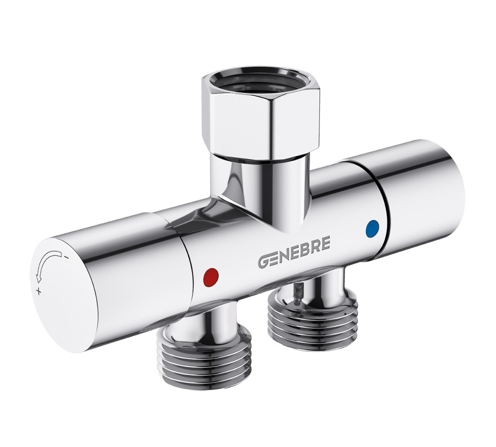Nuevo set mezclador sanitario de ducha y válvula empotrada de inodoro con  sensor de Genebre • CONSTRUIBLE