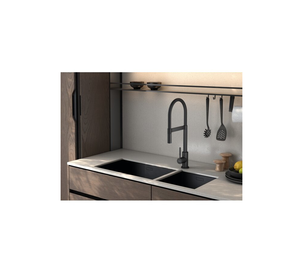 Moen UT2903EPBL Gibson M-CORE 2-Series Kit De Molduras Para Ba Era Y Ducha Con 1 Manija, Se Requiere V Lvula, Negro Mate