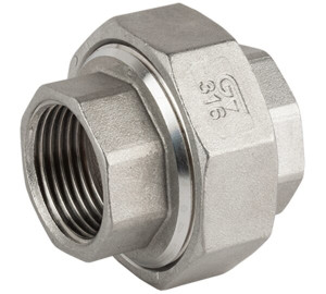Enlace 3 piezas H-H Rosca BSP