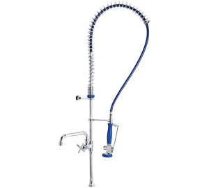 Columna prelavado alta con caño 1/2" Cocina Industrial