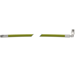 Conjunto flexible inoxidable con valvula de seguridad DN 8 para aparatos de gas