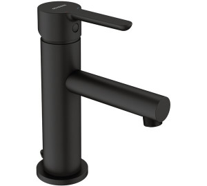 Monomando de lavabo Negro Oslo Black
