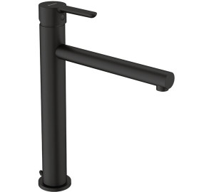 Monomando de lavabo alto Negro Oslo Black