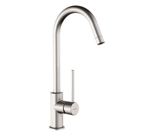 Grifo de cocina monomando Inox cartucho 25 apertura en frio TAU Acero Inoxidable