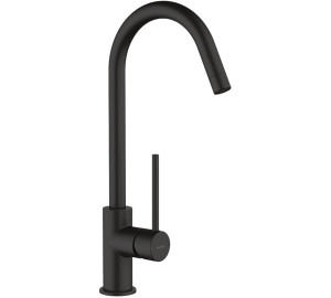 Grifo de cocina monomando cartucho 25 apertura en frio Black TAU Negro