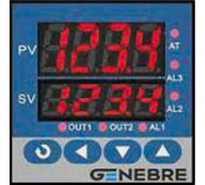 Regulador inp. programable out relé + 1 alarmas