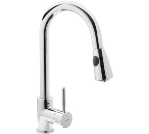 Grifo de cocina monomando ducha extraíble TAU Cromado