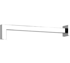 Brazo pared cuadrado 35 cm Cromado