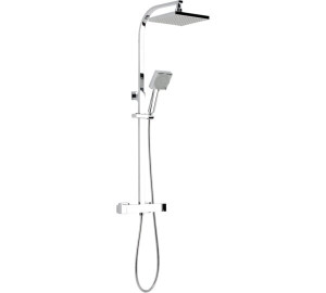 Columna monomando extensible con kit Cromado Kenjo