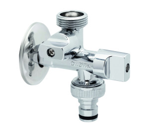 Válvula manguera con dos salidas independientes con Rapid-Ge conexión manguera