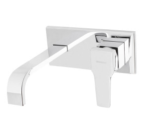 Monomando de lavabo empotrado caño 16 cm