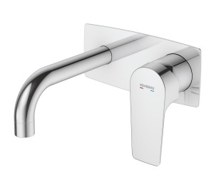 Monomando de lavabo empotrado caño 16 cm