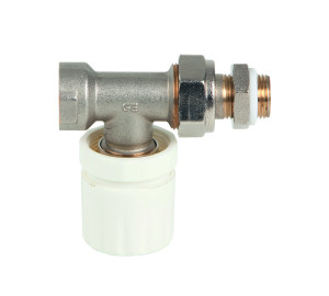 Válvula termostatizable recta para tubo de hierro con GE System