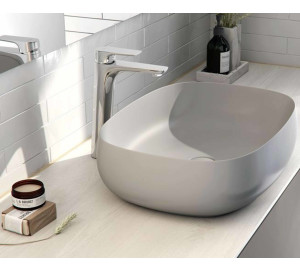 Monomando de lavabo alto