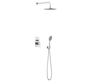 Kit de ducha empotrado Oslo Cromado